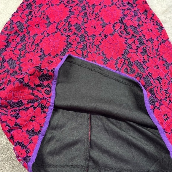 Lulus Dress Womens Extra Small Mini Under the Stars Lace NEW Party Sheath Ruffle - Picture 3 of 7